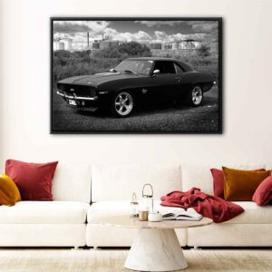 chevy camaro ss floating frame canvas